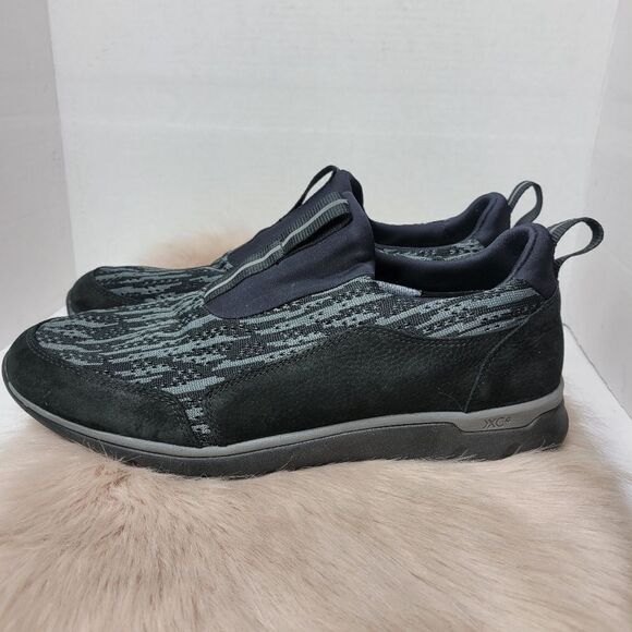 Johnston & Murphy Black Fabric Slip Ons 253215 Mens Shoes Size 11 - Picture 3 of 8